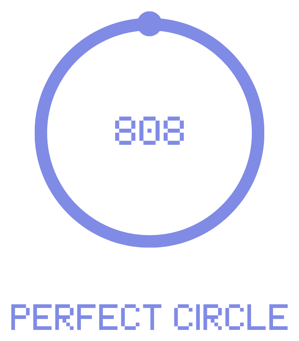 Perfect Circle logo: a circle mark with 808 inside it and the Perfect Circle wordmark below